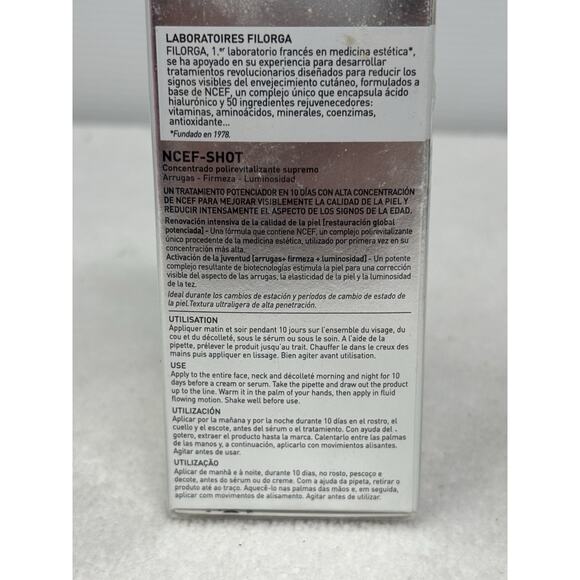 Laboratories Filorga NCEF-Shot Supreme Polyrevitalisant Supreme .5oz - Picture 7 of 8